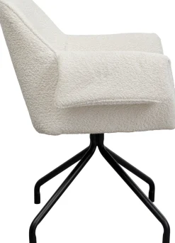 KARE Drehstuhl Bess Creme