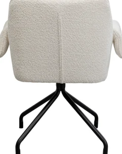 KARE Drehstuhl Bess Creme