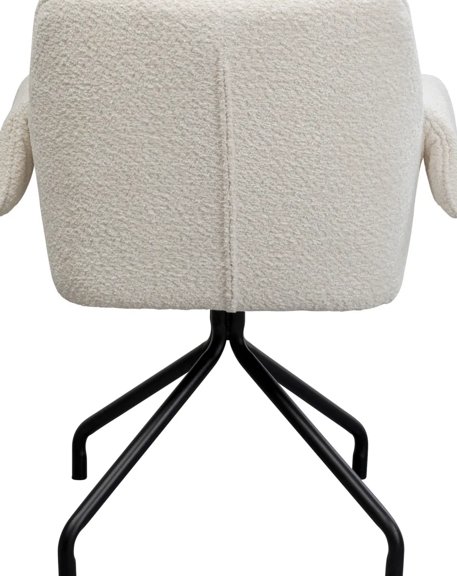 KARE Drehstuhl Bess Creme