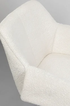 KARE Drehstuhl Bess Creme