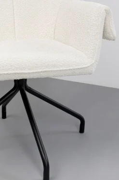 KARE Drehstuhl Bess Creme