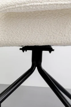 KARE Drehstuhl Bess Creme