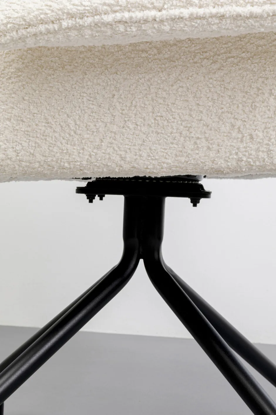 KARE Drehstuhl Bess Creme