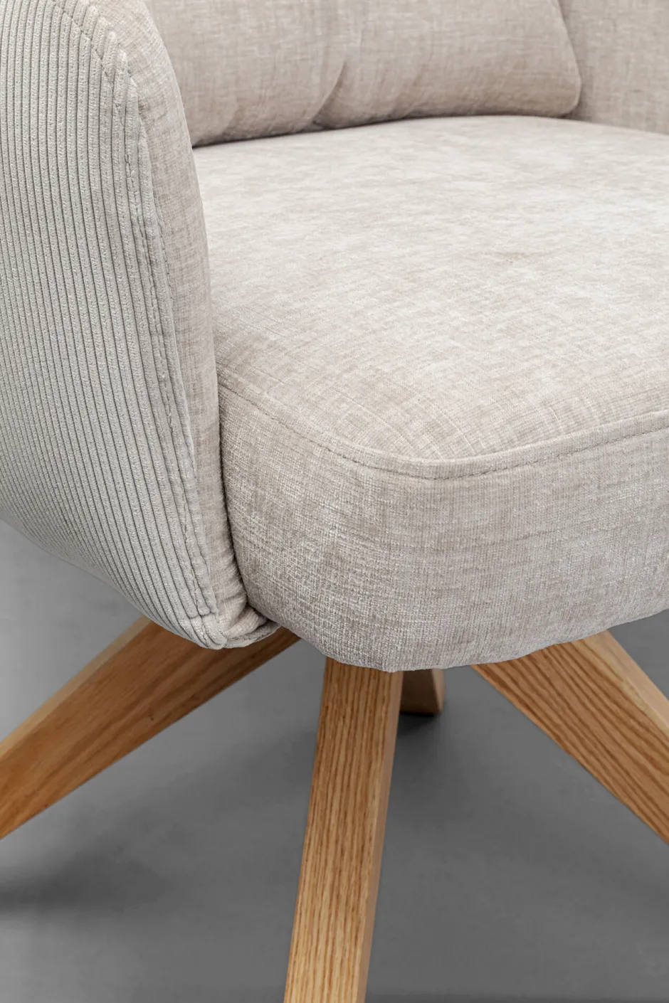 KARE Drehstuhl Bosse Nature