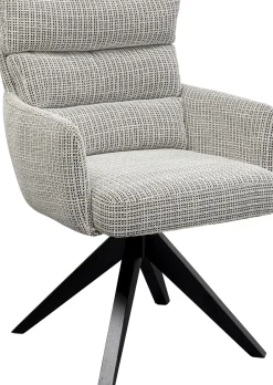 KARE Drehstuhl Bosse Schwarz