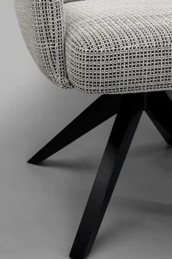 KARE Drehstuhl Bosse Schwarz