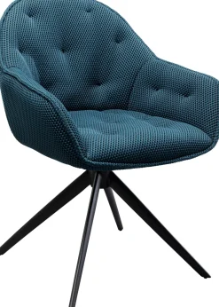 KARE Drehstuhl Carlito Mesh Petrol