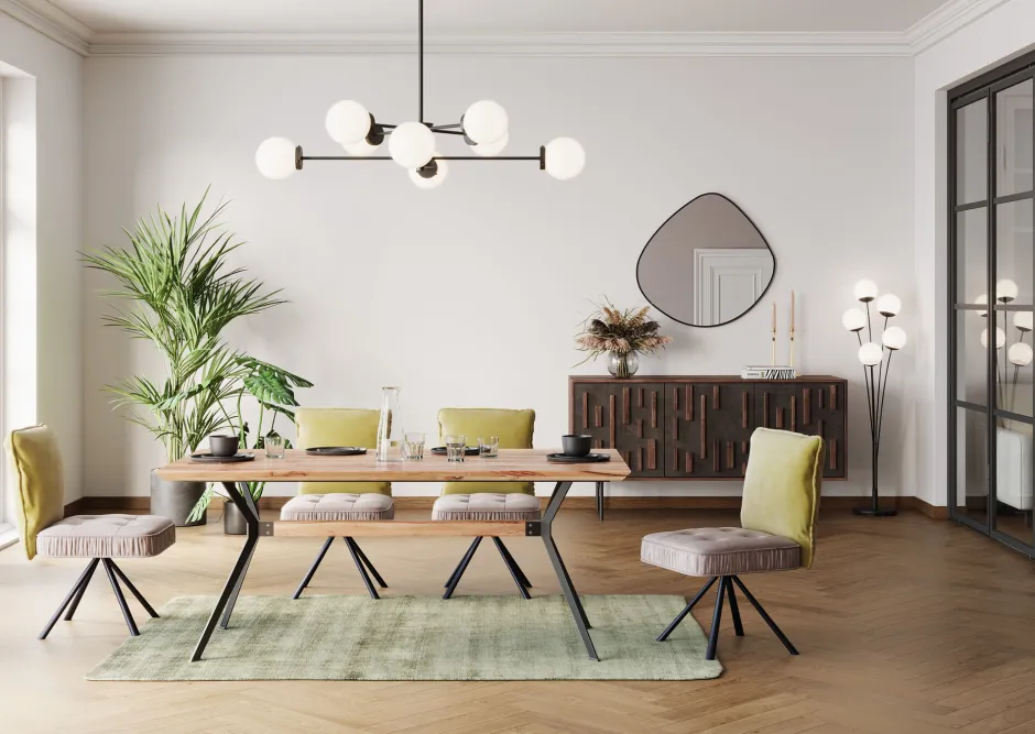 KARE Drehstuhl Chelsea Grün