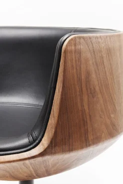 KARE Drehstuhl Club Walnut