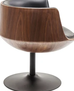 KARE Drehstuhl Club Walnut