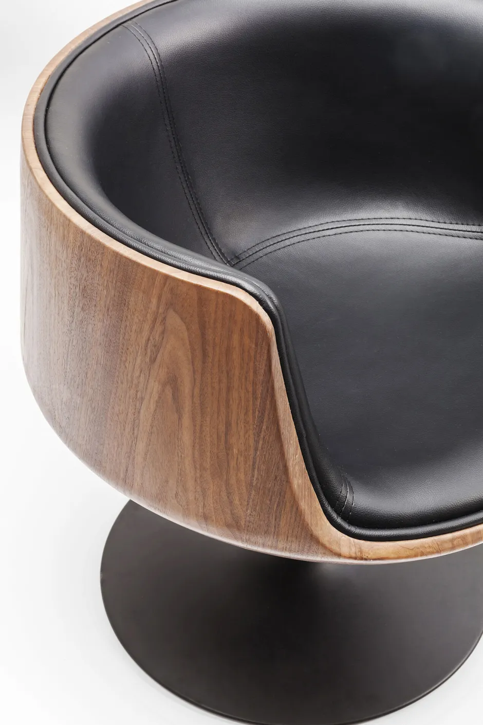 KARE Drehstuhl Club Walnut