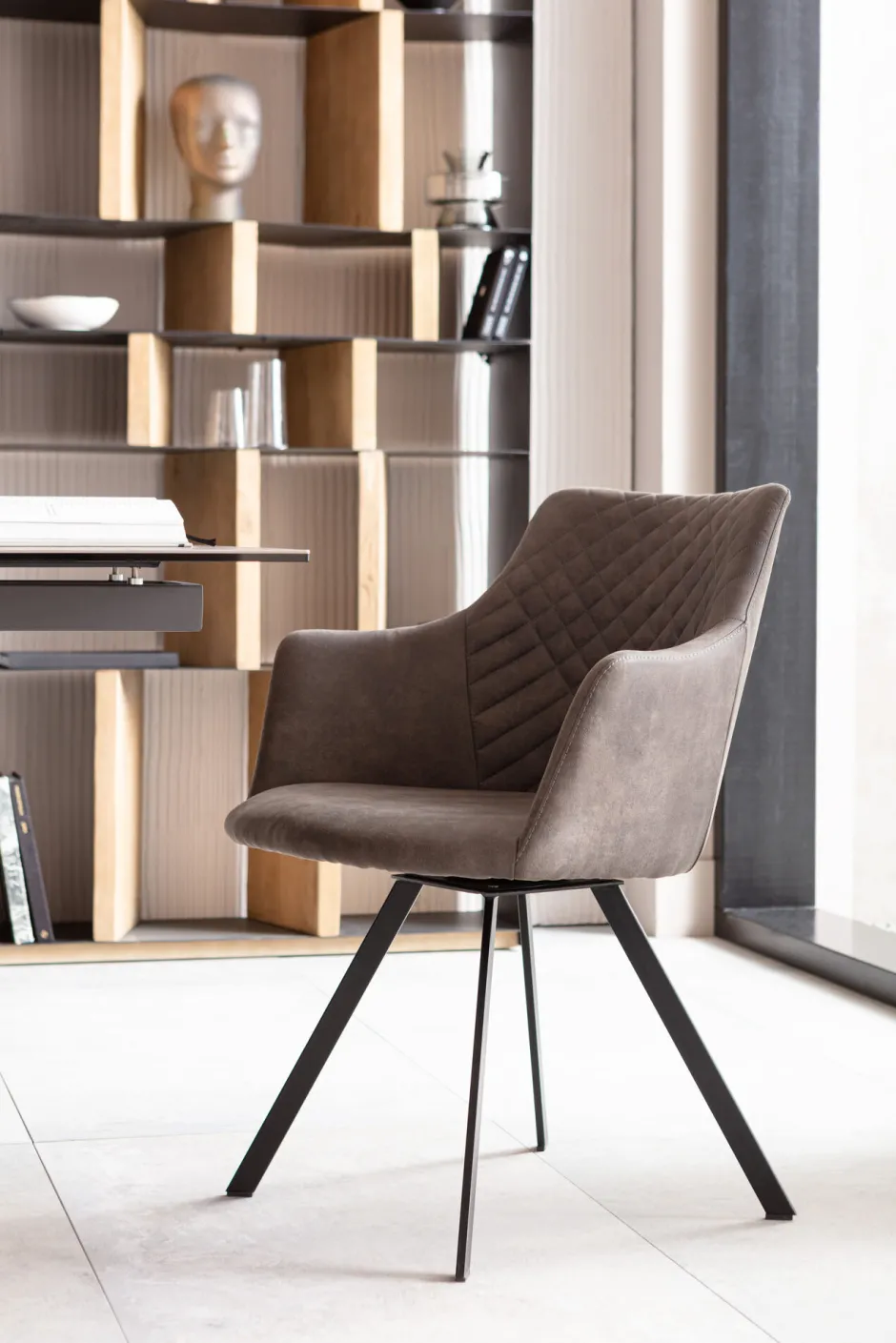 KARE Drehstuhl Coco Anthrazit