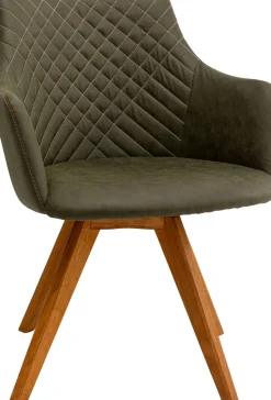 KARE Drehstuhl Coco Wood Green