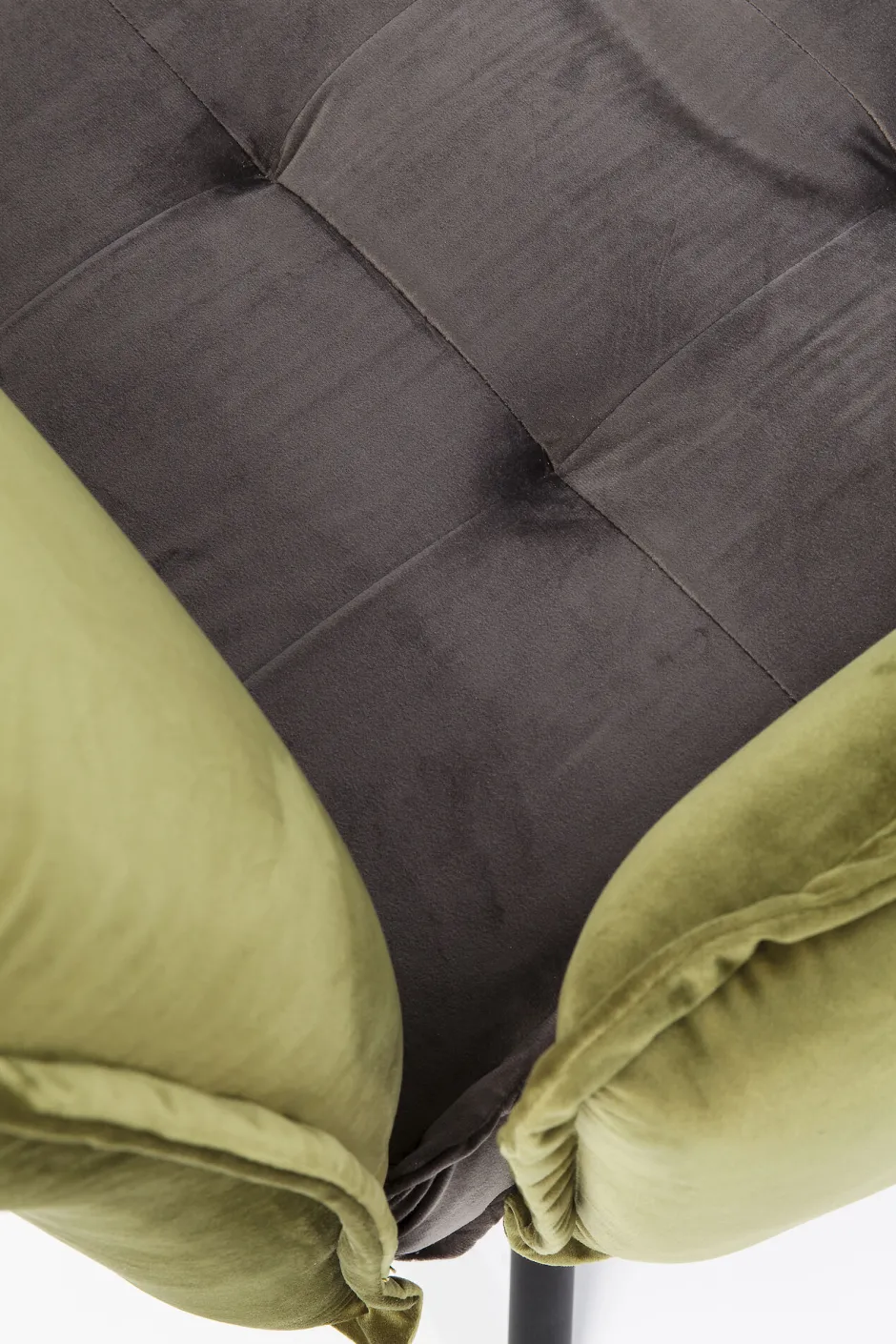 KARE Drehstuhl mit Armlehnen Chelsea Grün