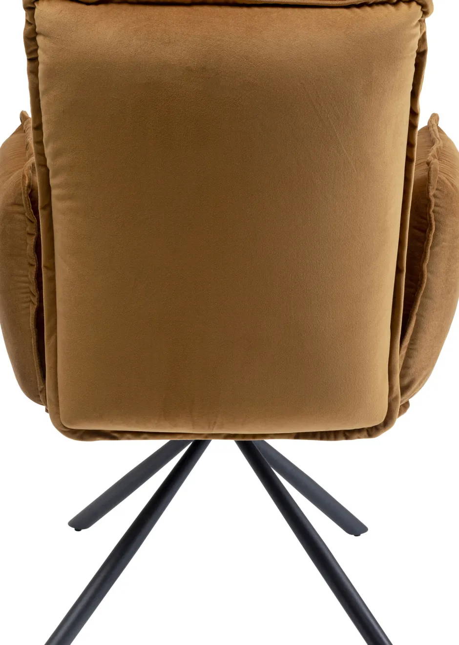 KARE Drehstuhl mit Armlehnen Chelsea Braun