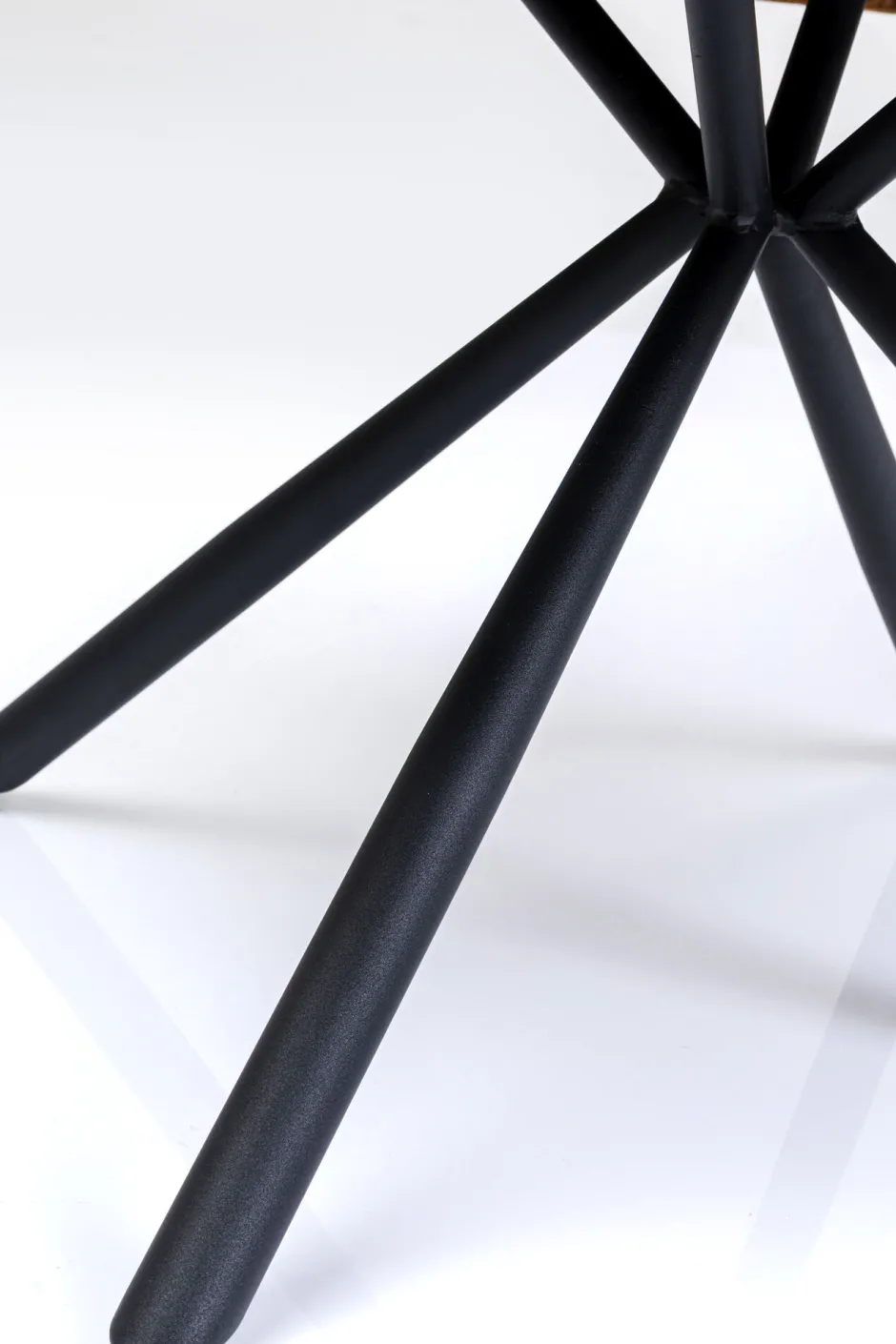 KARE Drehstuhl mit Armlehnen Chelsea Braun