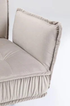 KARE Drehstuhl mit Armlehnen Chelsea Grau