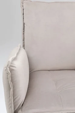 KARE Drehstuhl mit Armlehnen Chelsea Grau