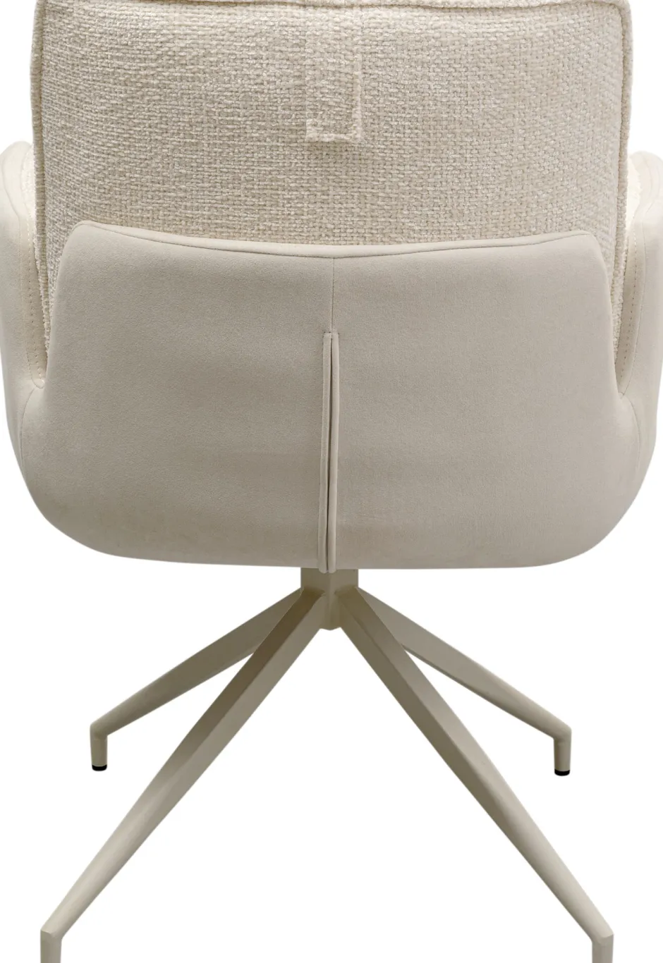 KARE Drehstuhl mit Armlehnen Hilla Weiß