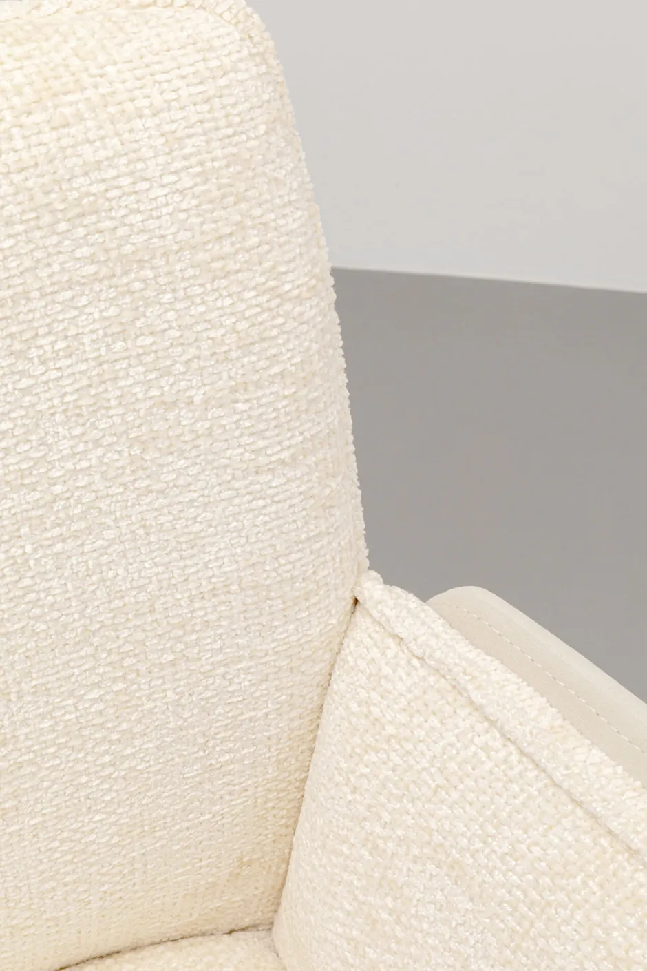 KARE Drehstuhl mit Armlehnen Hilla Weiß