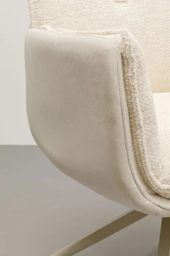 KARE Drehstuhl mit Armlehnen Hilla Weiß