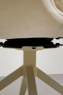 KARE Drehstuhl mit Armlehnen Hilla Weiß