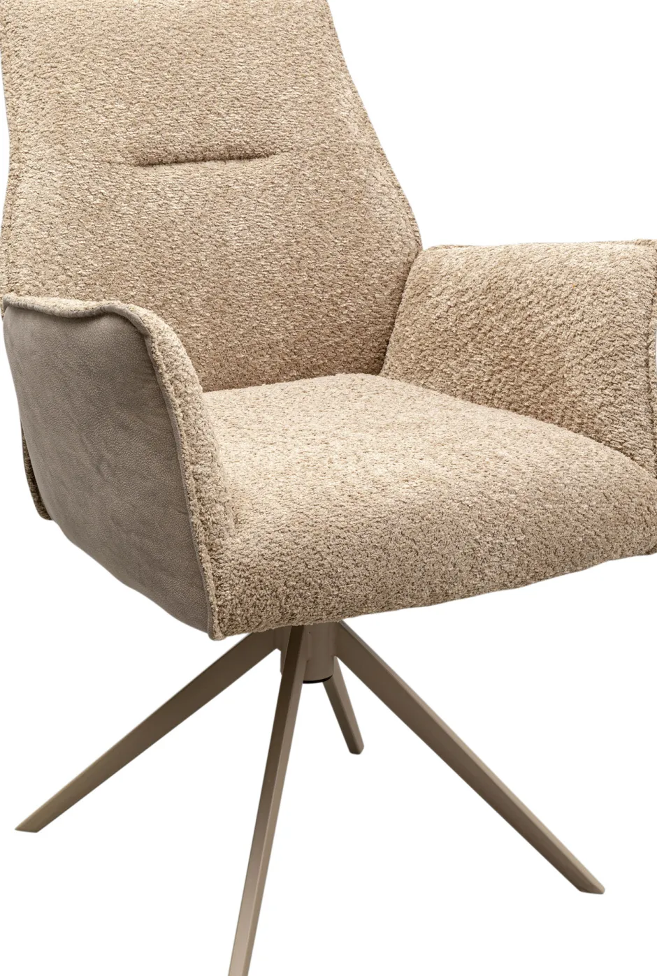 KARE Drehstuhl mit Armlehnen Liverpool Greige