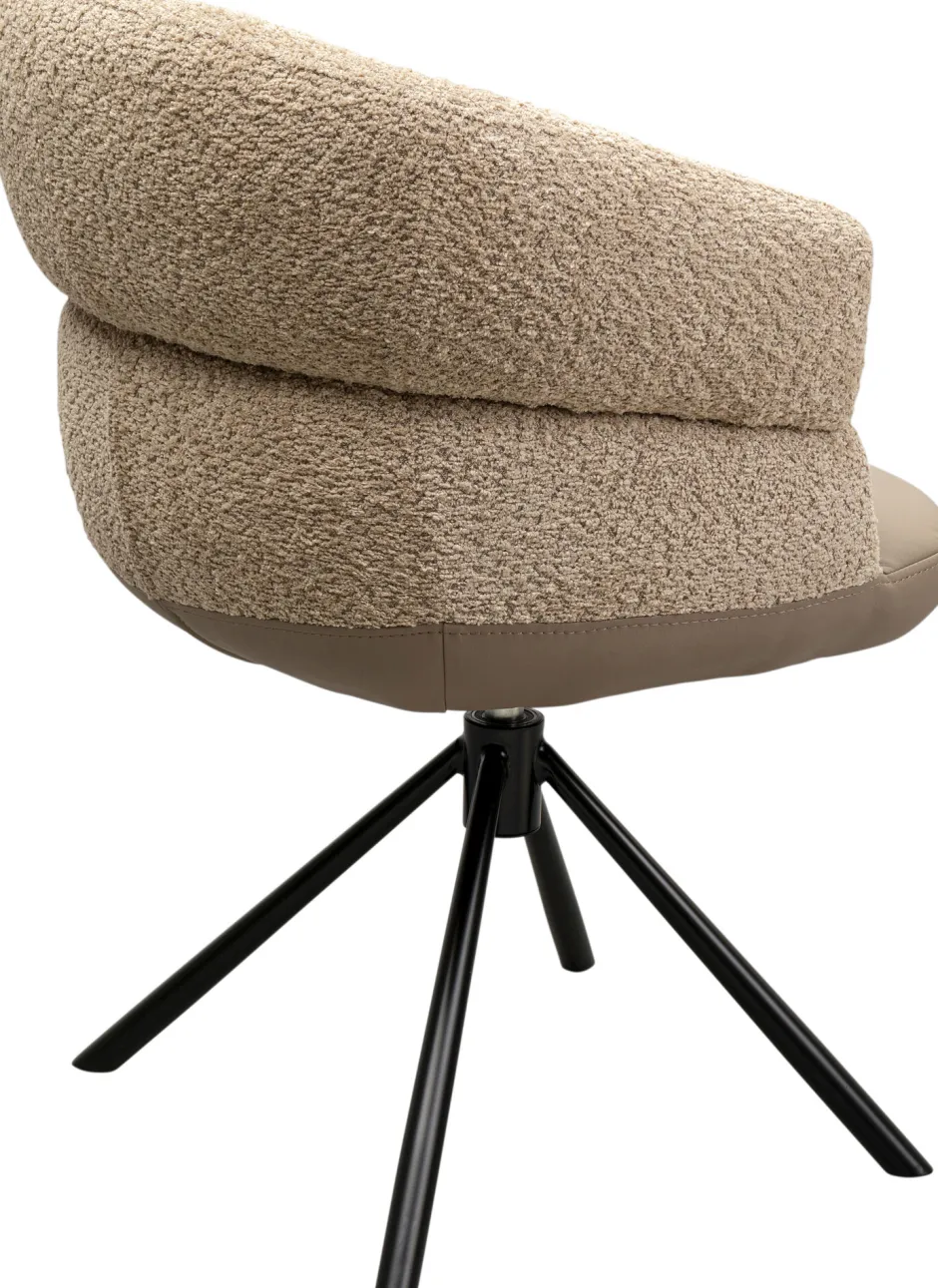 KARE Drehstuhl mit Armlehnen Tasty