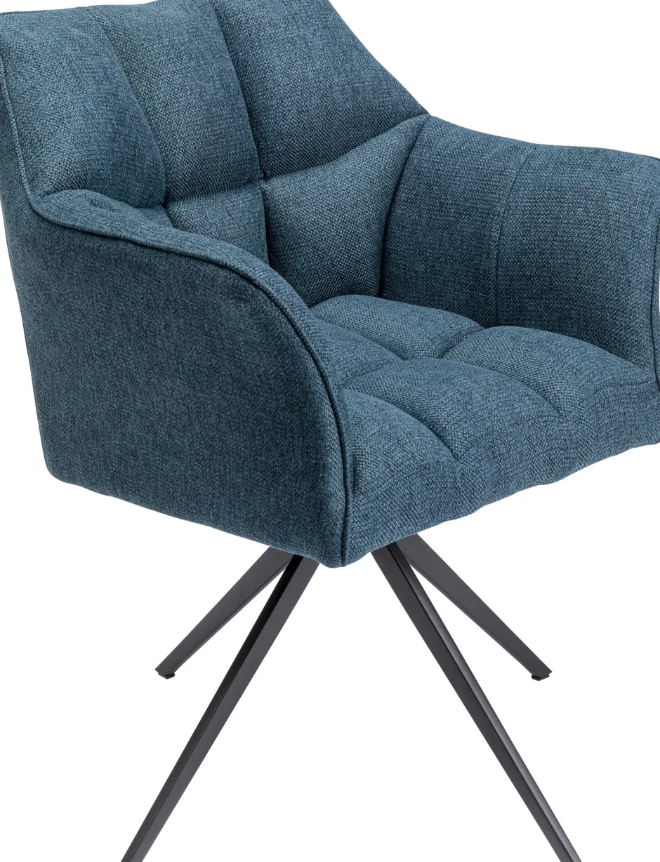KARE Drehstuhl Thinktank Blau