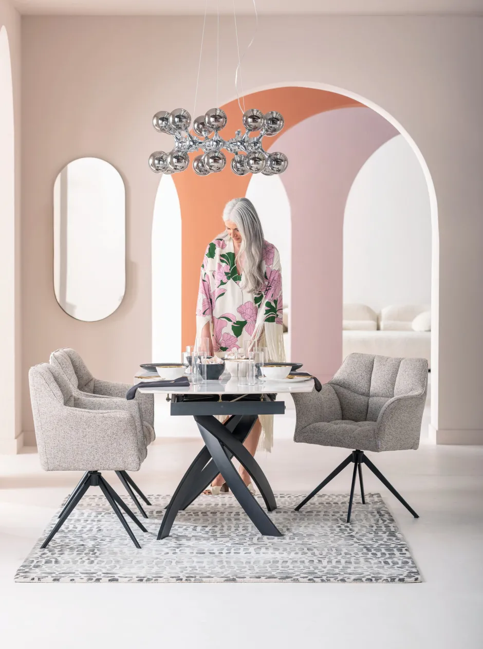 KARE Drehstuhl Thinktank Mix