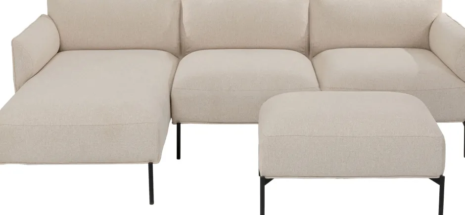 KARE Ecke Klein Rechts Element Chiara Creme 76cm