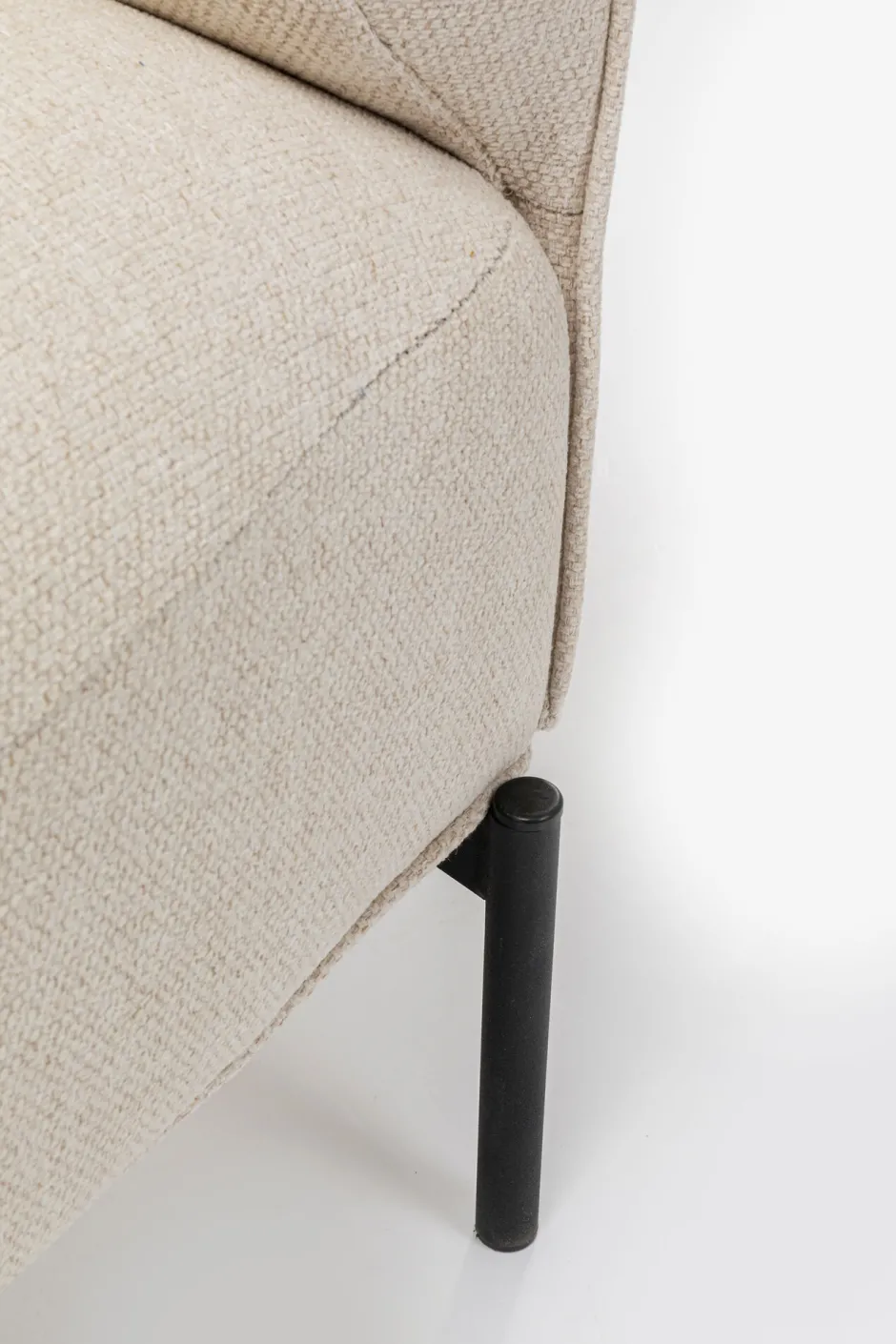 KARE Ecke Klein Rechts Element Chiara Creme 76cm