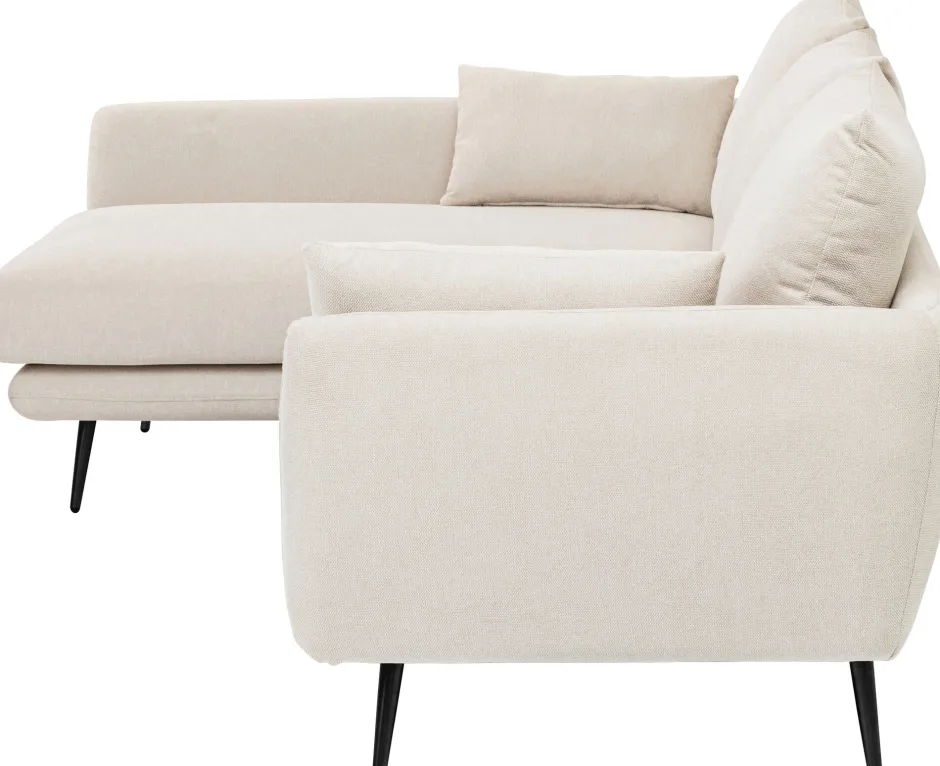KARE Ecksofa Amalfi Links Creme 275cm