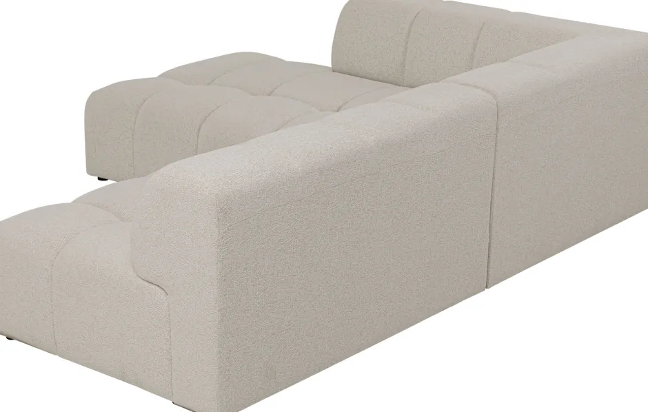 KARE Ecksofa Belami Creme Links 265cm