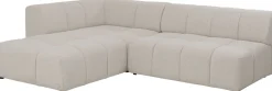 KARE Ecksofa Belami Creme Links 265cm