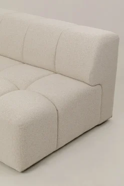 KARE Ecksofa Belami Creme Links 265cm