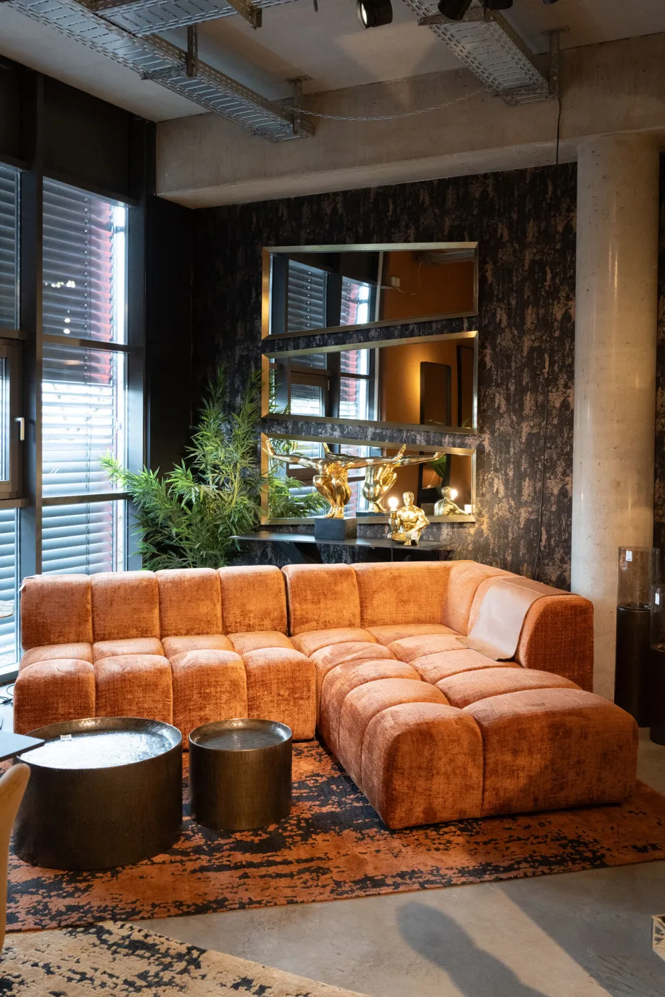 KARE Ecksofa Belami Rost Links 265cm