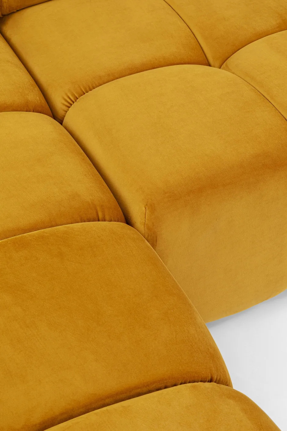 KARE Ecksofa Belami Velvet Amber Links