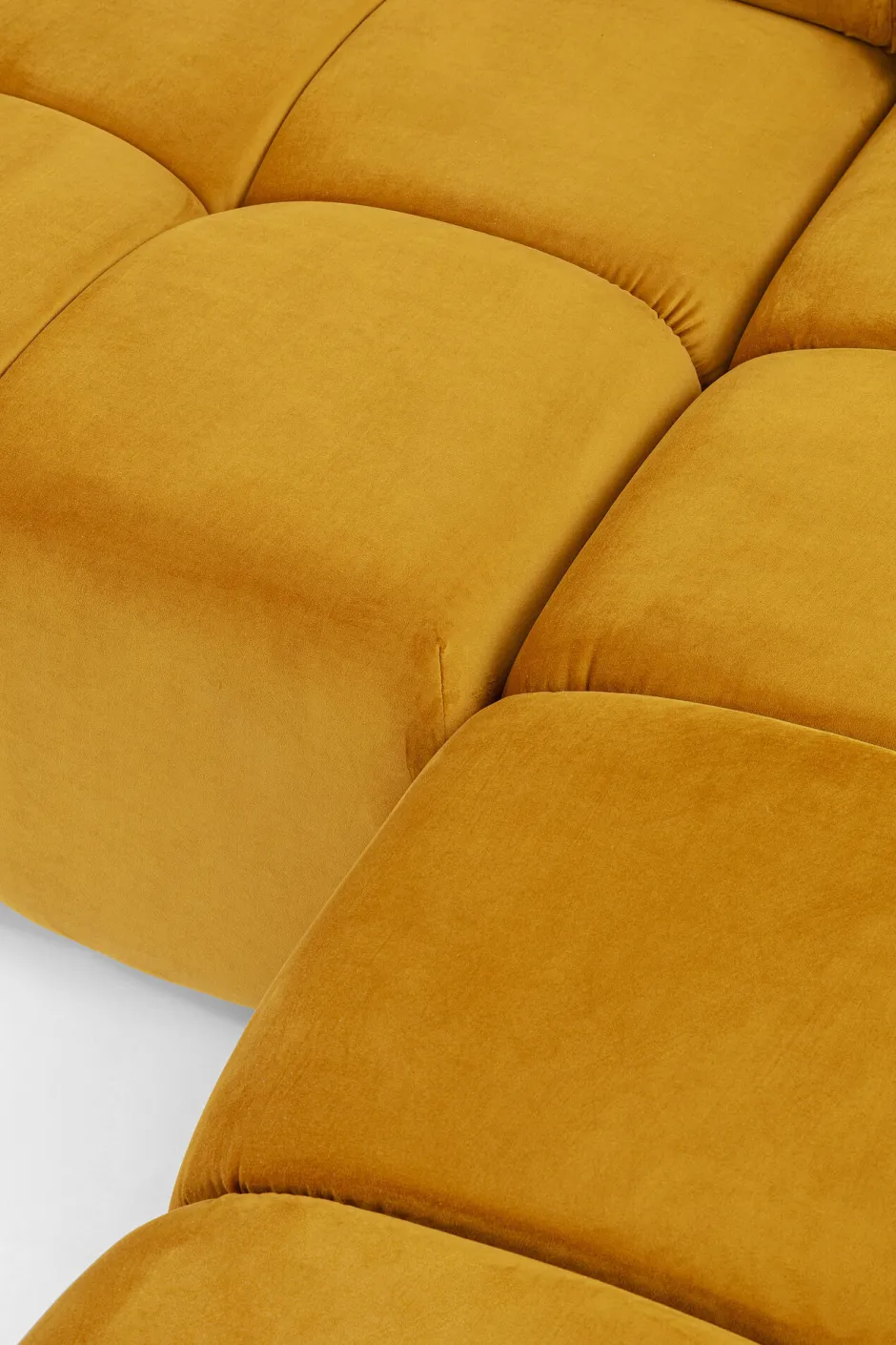 KARE Ecksofa Belami Velvet Amber Rechts