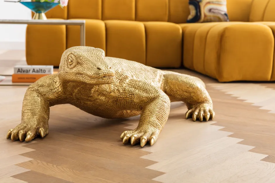 KARE Ecksofa Belami Velvet Amber Rechts