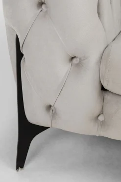 KARE Ecksofa Bellissima Velvet Taupe Links