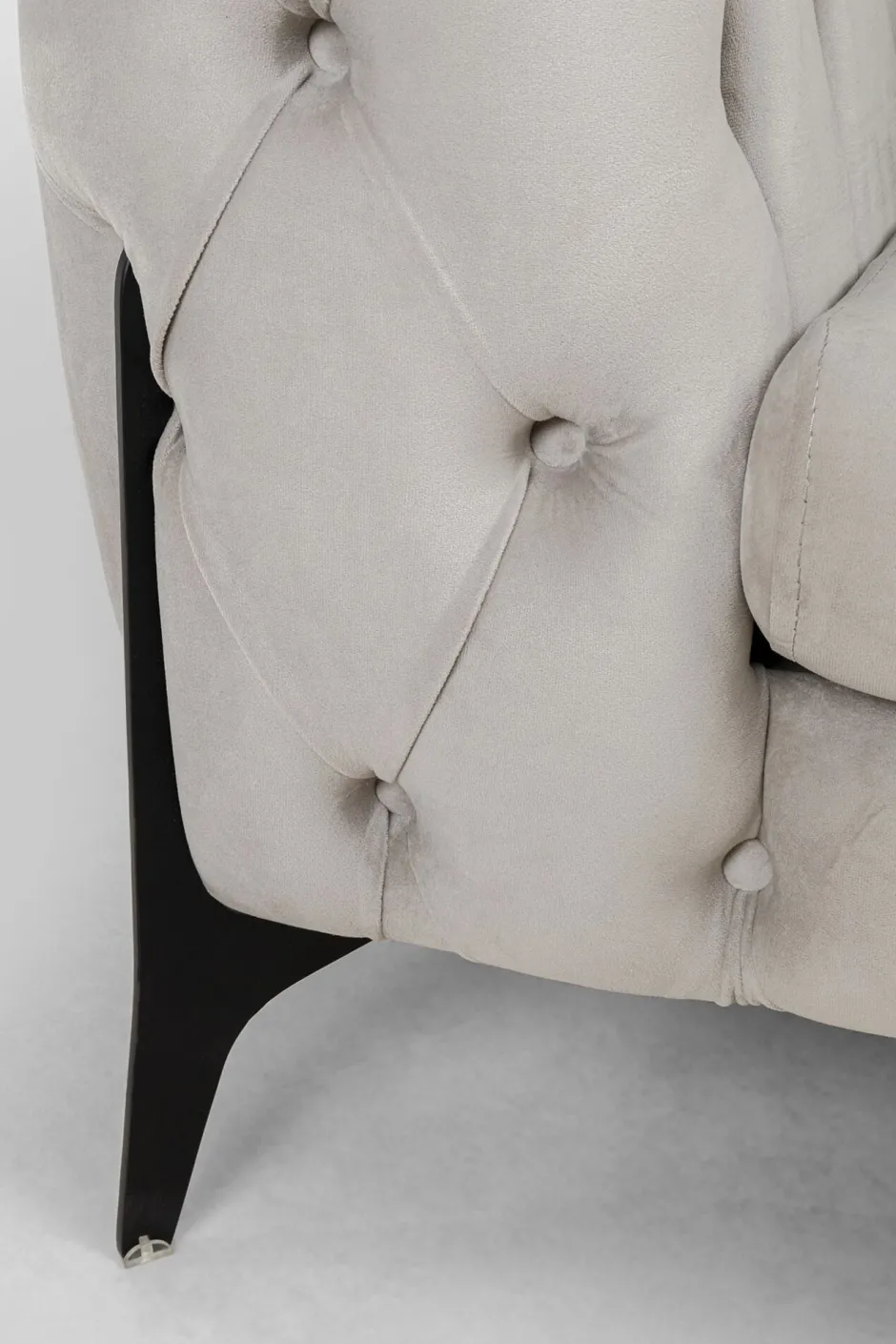 KARE Ecksofa Bellissima Velvet Taupe Links