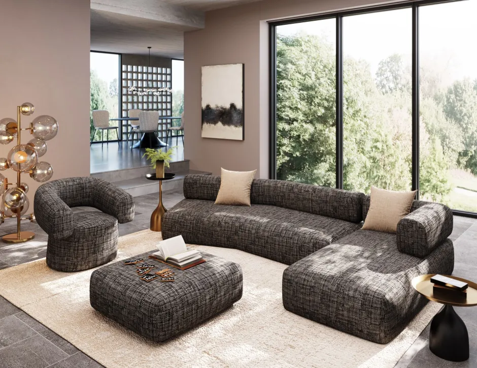 KARE Ecksofa Bow 334x180cm