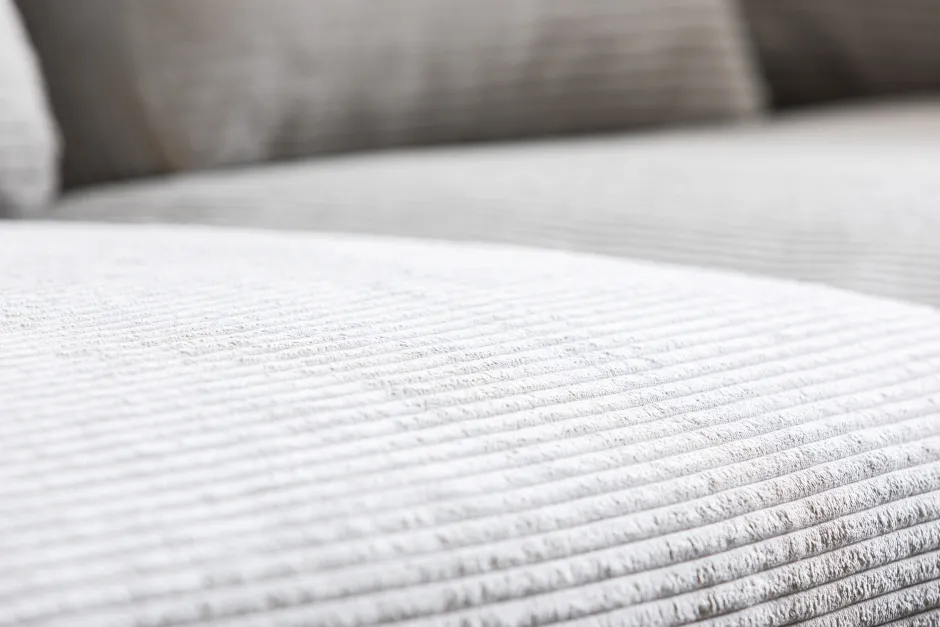 KARE Ecksofa Gianni Cord Grau Links