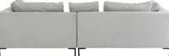 KARE Ecksofa Gianni Cord Grau Rechts