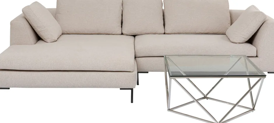 KARE Ecksofa Gianni Creme Links