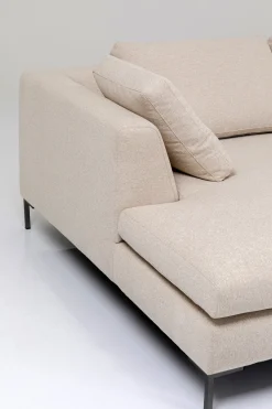 KARE Ecksofa Gianni Creme Links
