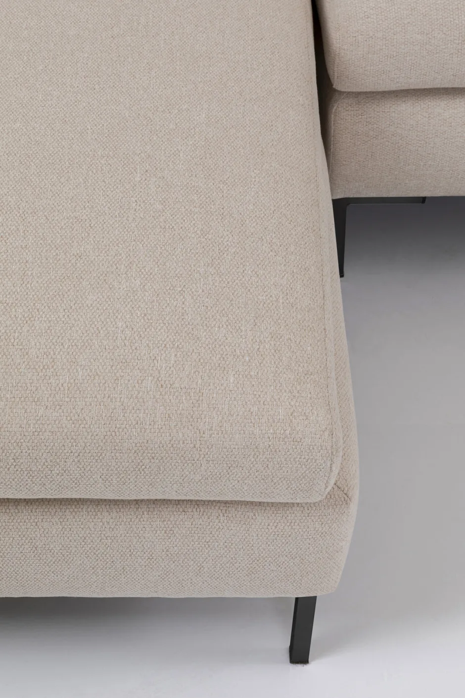 KARE Ecksofa Gianni Creme Links