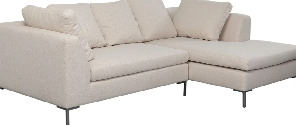 KARE Ecksofa Gianni Creme 250x167 Rechts