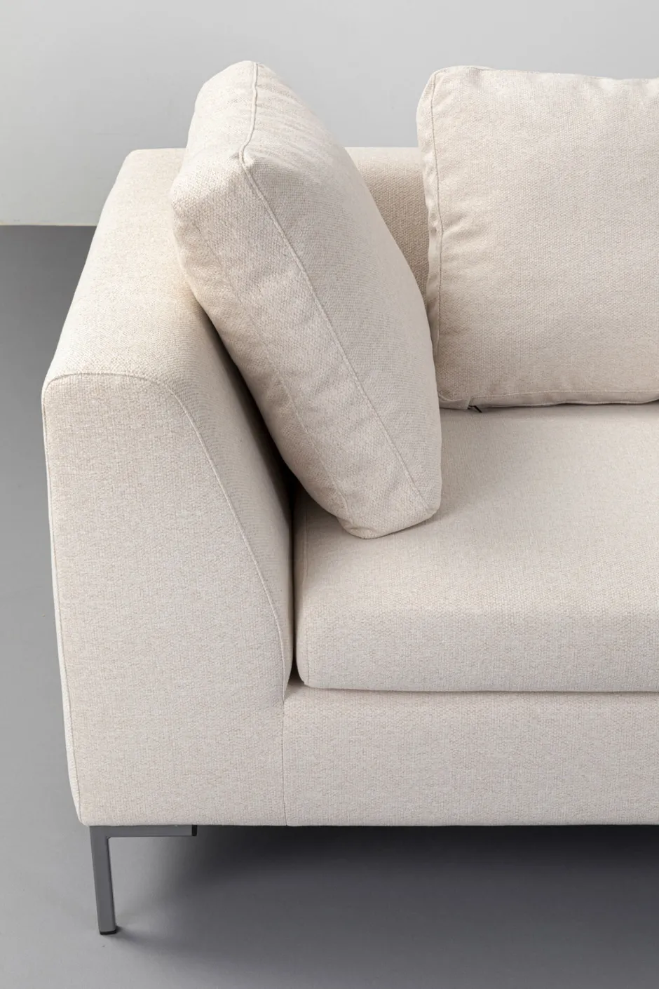 KARE Ecksofa Gianni Creme 250x167 Rechts